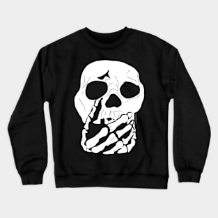 Speak No Evil Skull Crewneck Sweatshirt